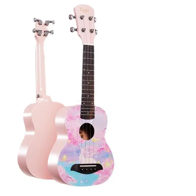 

1Pc 21/23 Inch Ukulele Beginner Adult Children Stage Performance String Musical Instrument Small Guitar Ukulele Music Gifts