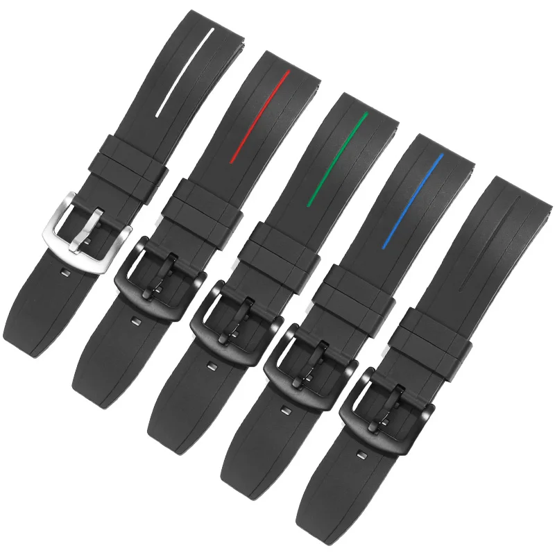 Universal Replacement Rubber Watch Strap 18/19/20/21/22/23/24mm Men's And Women's Silicone Watchband