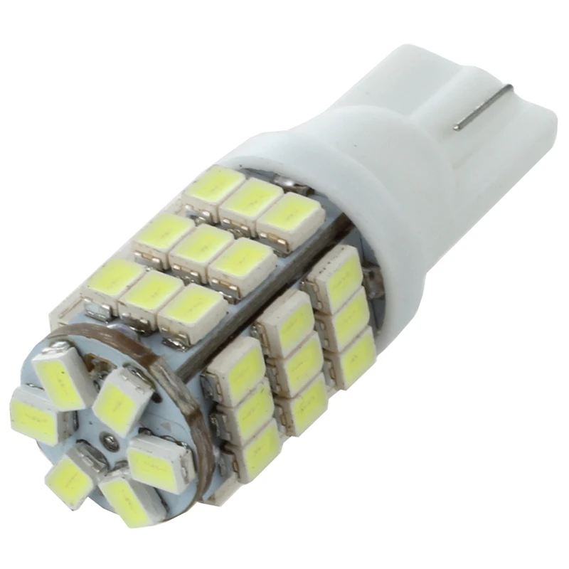 5X T10 W5W 501 194 168 42 LED SMD Белая Автомобильная бокосветильник лампа с клиновидным
