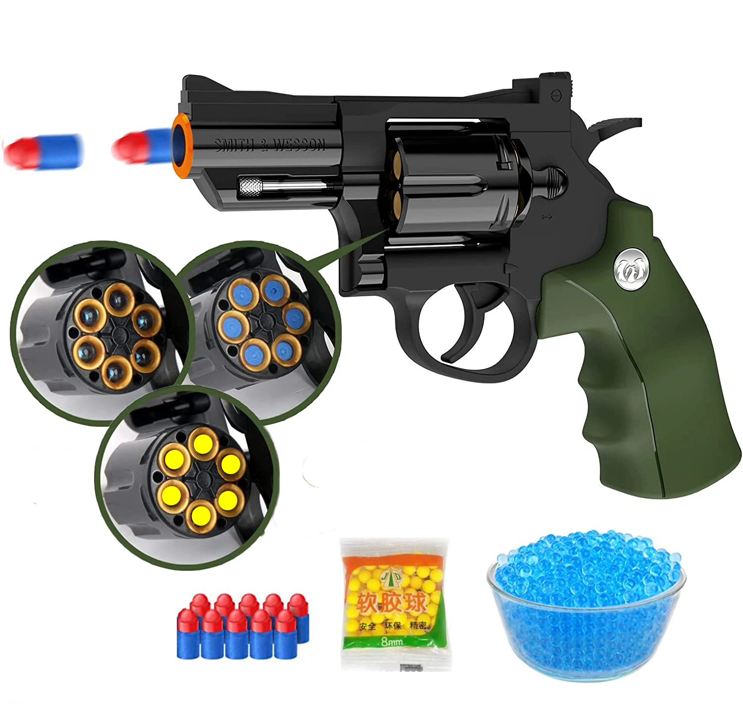 

Gel Ball Blaster ZP5 357 Revolver Pistol Launcher Soft Foam Bullet Toy Gun Weapon Airsoft Shotgun Pistola for Kids Chrismas Gift
