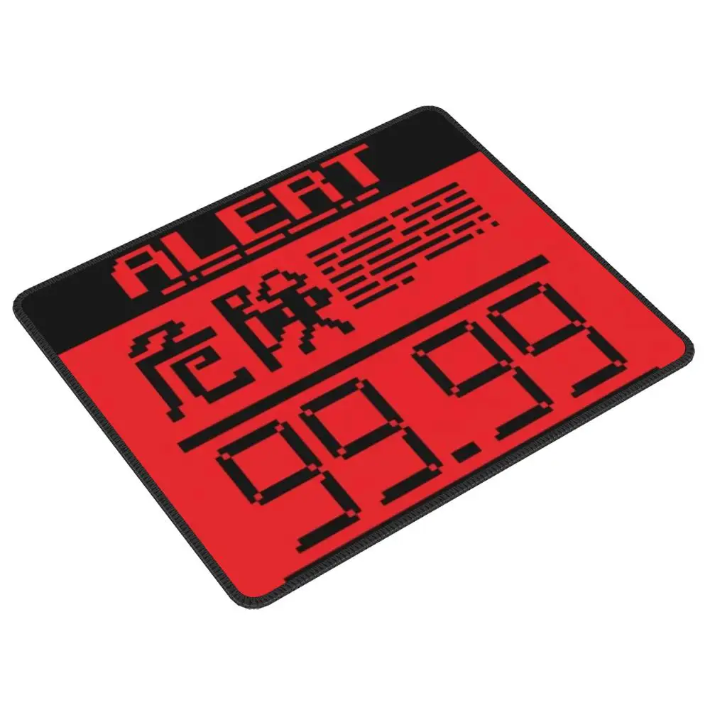 Фото Коврик для мыши Metal Gear Solid Alert Mode с нескользящей резиновой основой, красный, HYBXAXC, аксессуары для стола, коврик для геймеров, компьютерный коврик, коврик для ПК №4