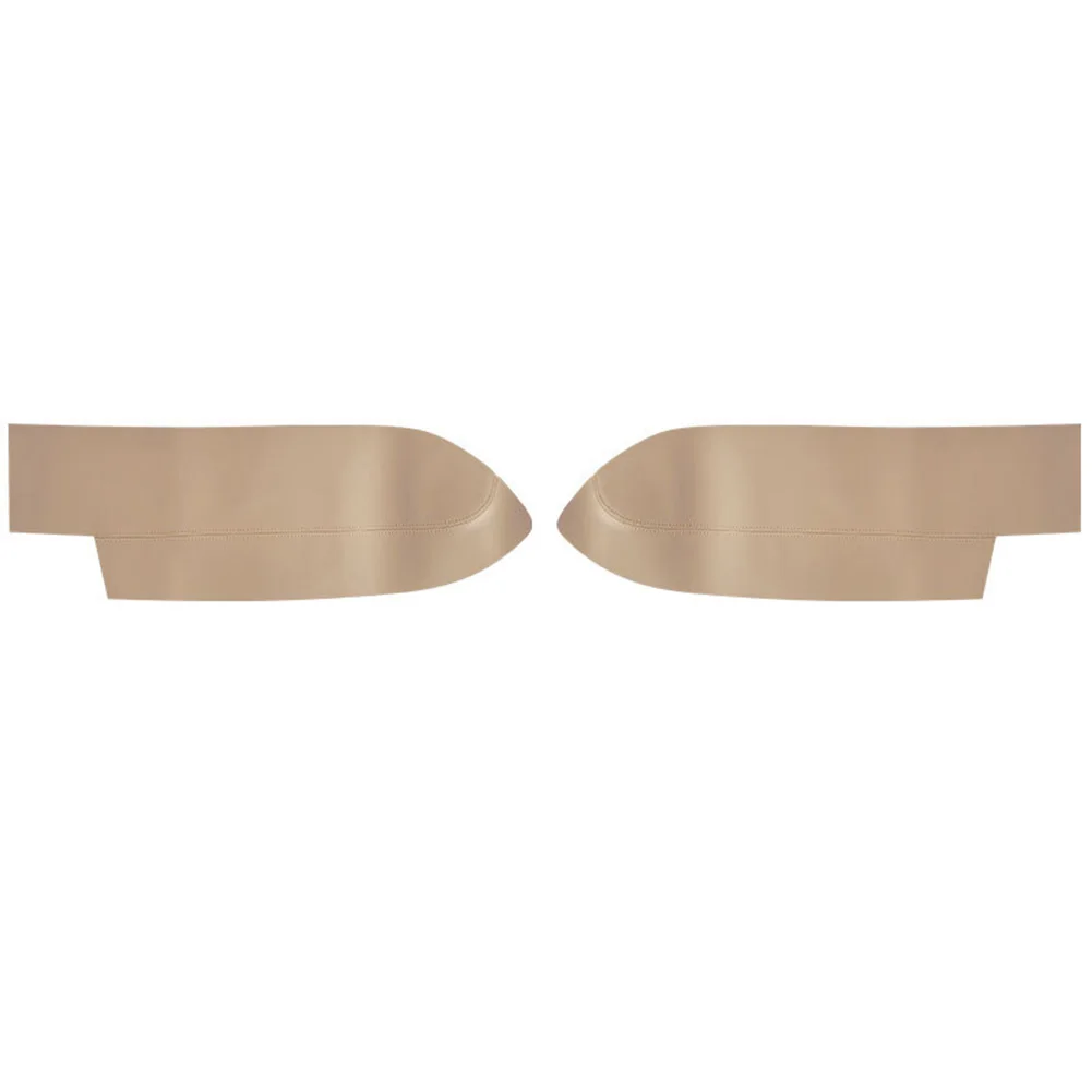 

1set Microfiber Leather Car Front Door Panels Armrest Cover For Honda For CRV 2007-2012 Left & Right Leather Beige