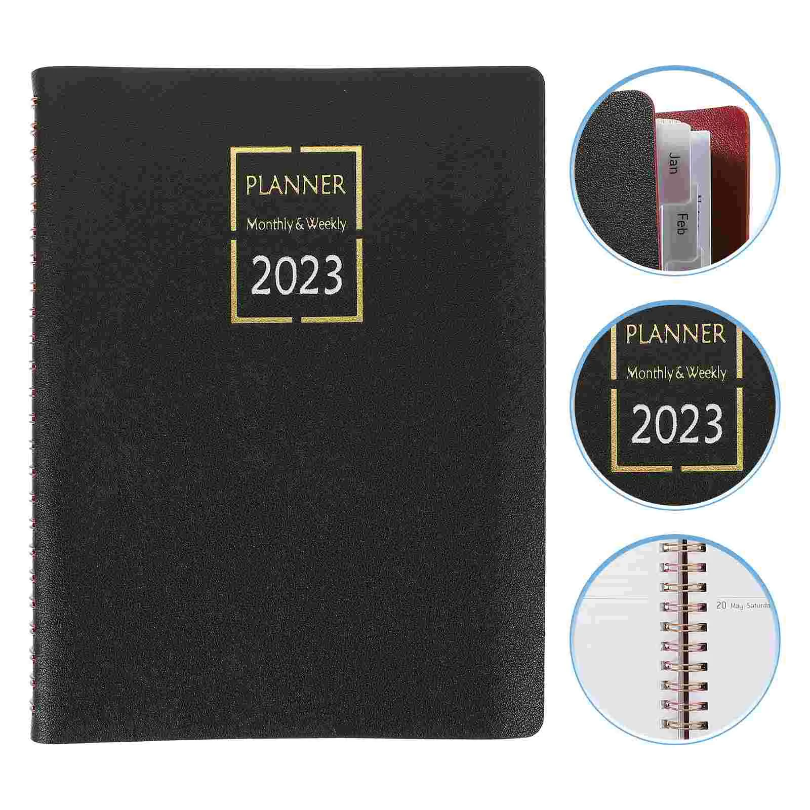 

Planner Monthly Schedule Calendar Daily Notepad Notebook Weekly Journal Book Year Work Planning New Scheduler Family Portable