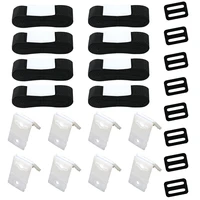 24pcs pool cover tightening straps swimming pool buckles film car tie rope inflatable swimming outdoor paddling