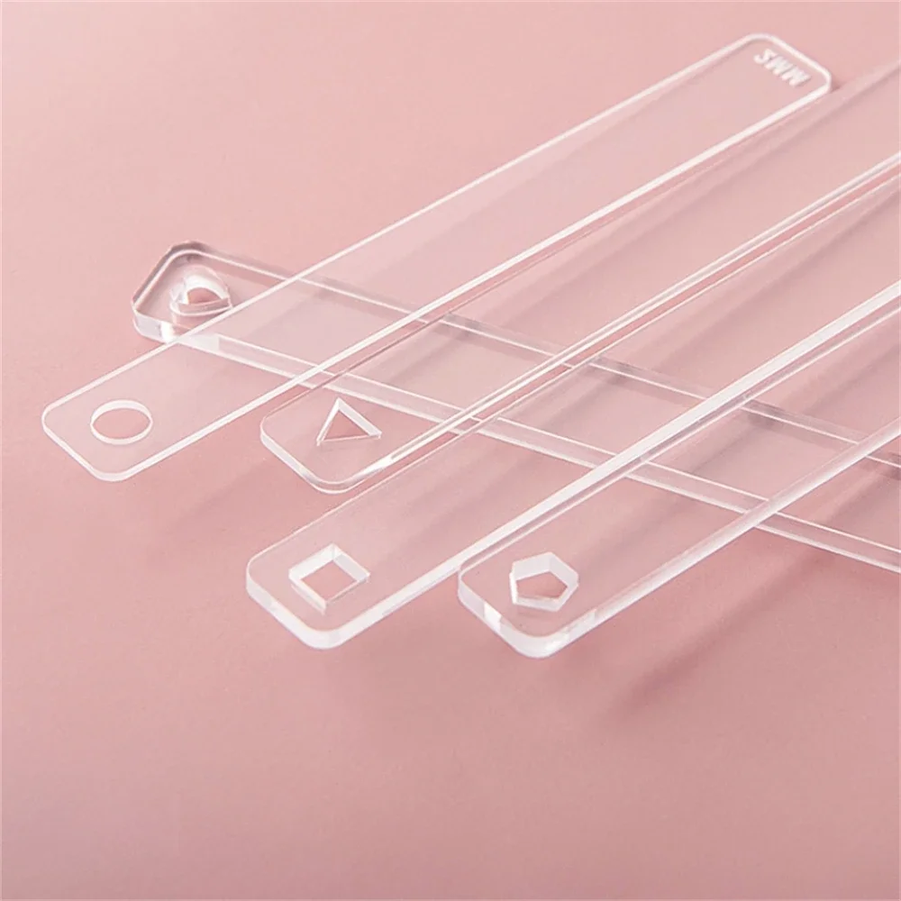 2 шт. 2/3/4/5/6 мм глиняная линейка акриловая мягкая полимерная для толщины глины