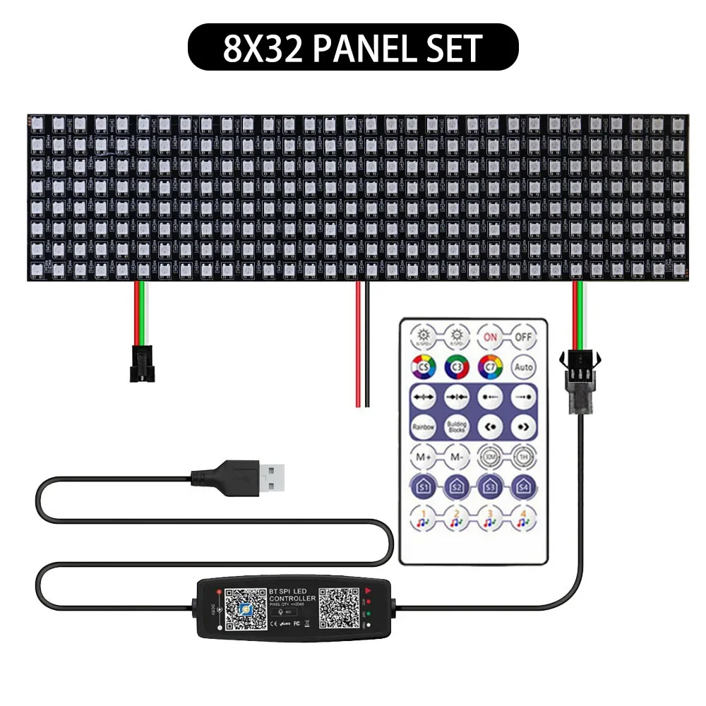 

Светодиодная панель Xnbada WS2812B 8x8/16x16/8x32