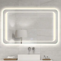 fogless hanging bathroom mirror smart light makeup unbreakable bathroom mirror custom design espejo pared shower accessories