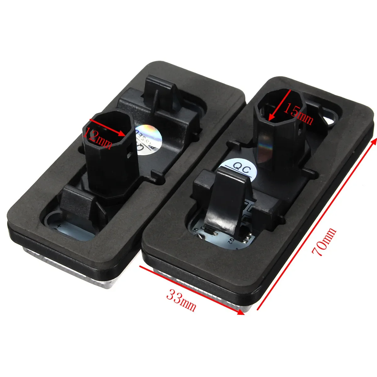 2 шт. бесплатная светодиодная лампа освещения номерного знака автомобиля для Toyota