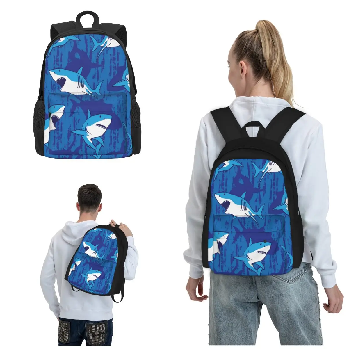 

Sharks Uncompromising Style Meets Uncompromising Functionality In Our Backpacks School Backpack Teens Bookbag Lightweight