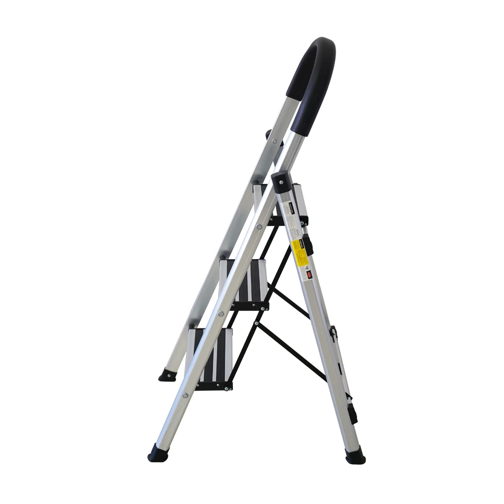 ДЛЯ BOWEITI Портативная тонкая 3-ступенчатая бытовая складная стремянка из