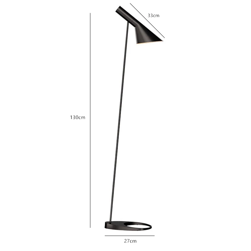 Modern Floor Lamp Nordic Arne Jacobsen LED Standing Lamps for Living Room Bedroom AJ Iron Floor Lamps Home Decor Light Fixtures images - 6