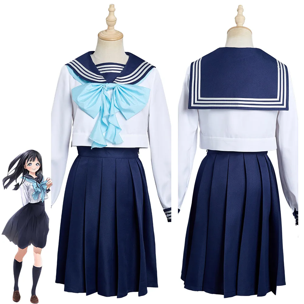 

Anime Akebi‘s Sailor Uniform - Komichi Akebi Cosplay Costume School Uniform Skirt Outfits Outfits Halloween Carnival Suit