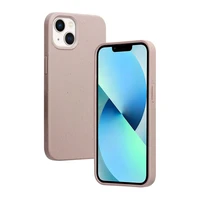 degradable material phone case for apple iphone13 12 pro max simple shell 11 xs max wheat straw protection back cover