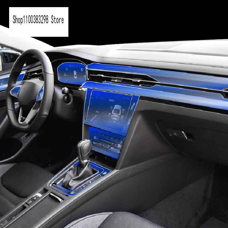 

Для Volkswagen Arteon CC 2019-2021 Защитная пленка для автомобильного компьютера, автомобильная пленка, аксессуары для интерьера, наклейки, пленка для приборной панели