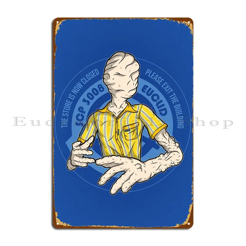 Металлический знак Scp 3008 настенный плакат для гаража кинотеатра создайте