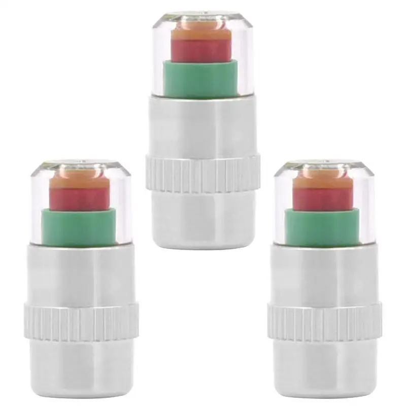

Car Tire Pressure Monitor Valve Car Tire Pressure Caps Sensor With 3 Color Eye Alert Sturdy And Practical Car Tire Pressure