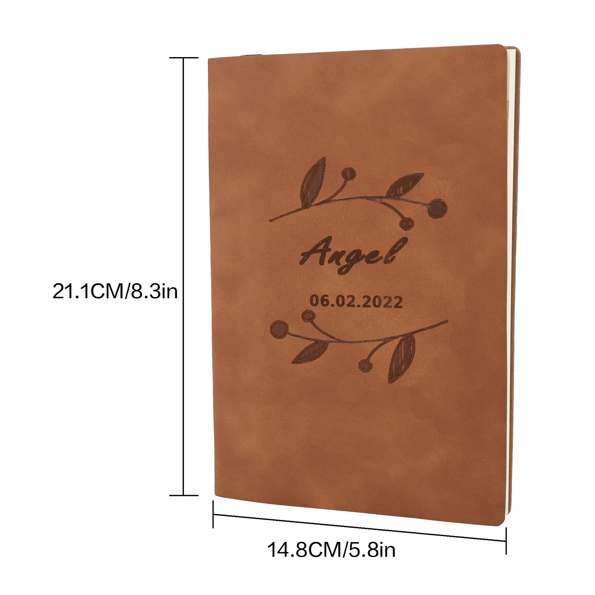 Customized DIY Leather Notebooks Soft Cover Business A5 Journals for Journal Personalized Graduation School Starts Kids Gifts