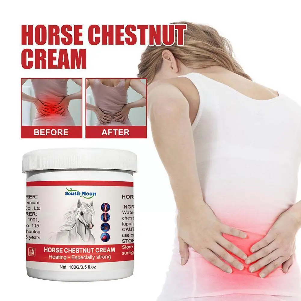 100g Horse Chestnut Pain Relief Ointment Cervical Spine Lumbar Joint Ointment Disc Pain Relief Relief Pain Joint Knee Herni H2X1