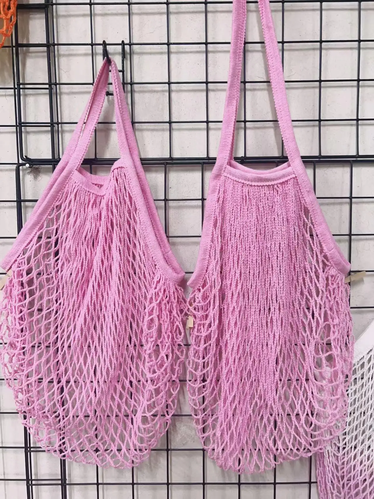 

Хлопковые сетчатые сумки для продуктов