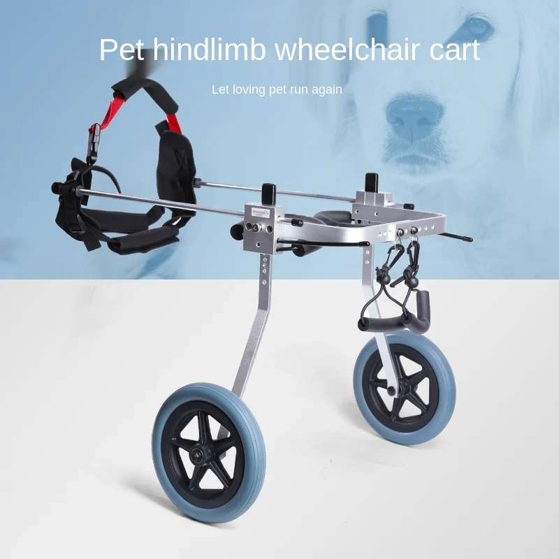 

Cat Wheelchair Pet Dog Wheelchair Adjustable for Back Legs Rehabilitation Lightweight Wheelchair for Disabled Dogs Walking Tool