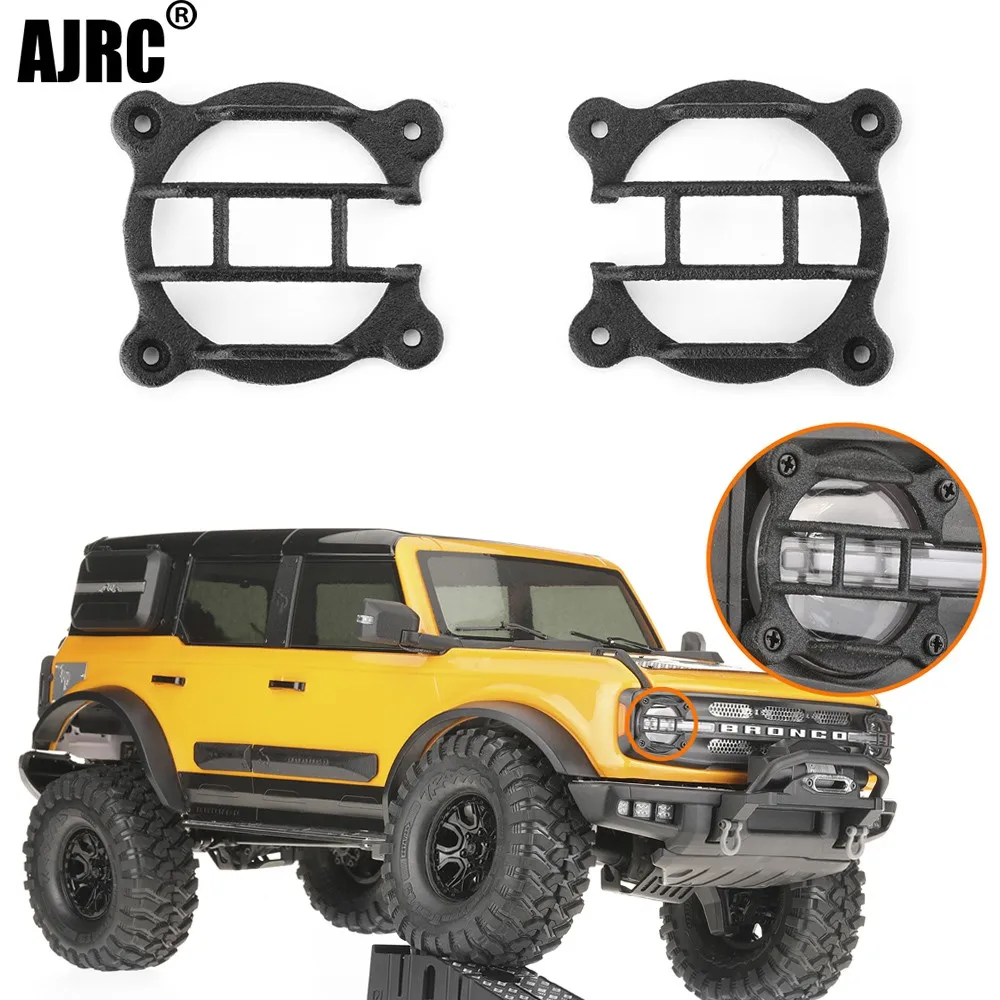 

For 1/10 Rc Crawler Car Trax Trx4 Bronco 2021 Headlight Cover Headlight Cover Trx-4 Modified Parts