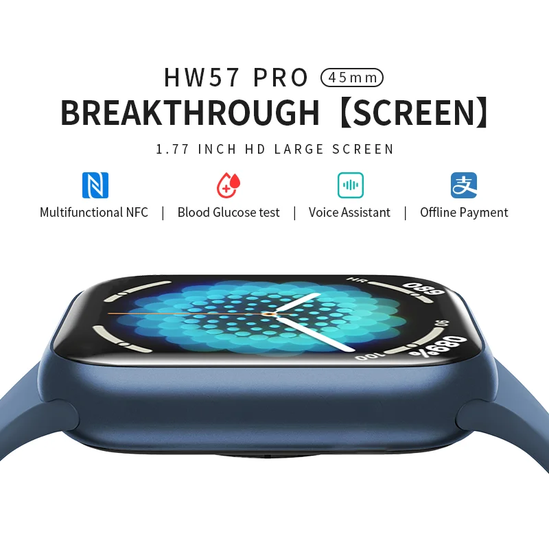 Оригинальные Смарт-часы COBRAFLY с NFC IWO HW57 Pro для мужчин и женщин серия 7 часы тест на