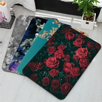 flowers style room mats retro multiple choice living room kitchen rug non slip welcome rug