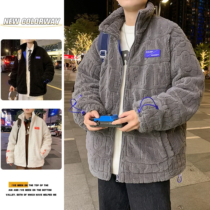 Модная мужская зимняя куртка 2024 новый стиль укороченная утолщенная модная