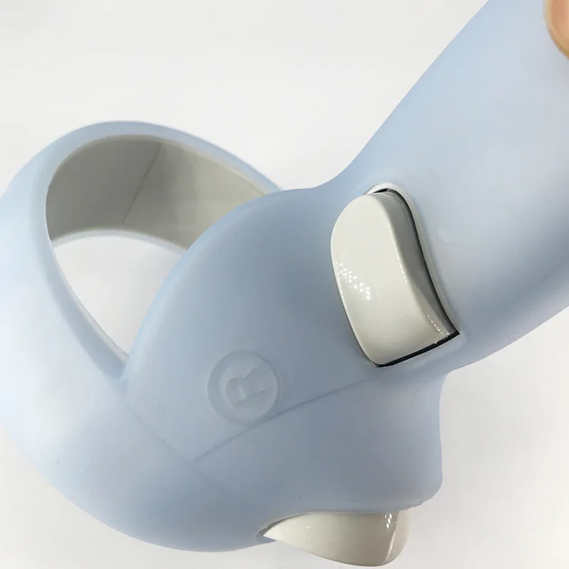 Защитный чехол для Meta Oculus Quest 2 VR Touch Controller противоударный силиконовый с кожаной