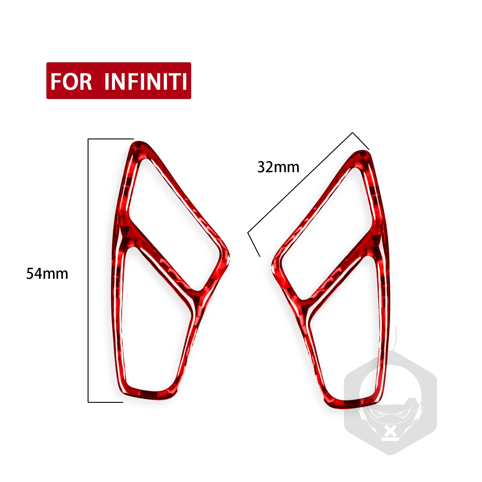 

Настоящее углеродное волокно, автомобильные аксессуары, крышка кнопки колеса водителя, мягкая наклейка для Infiniti FX35 FX37 FX50 2008-2013 QX70 2014-2017