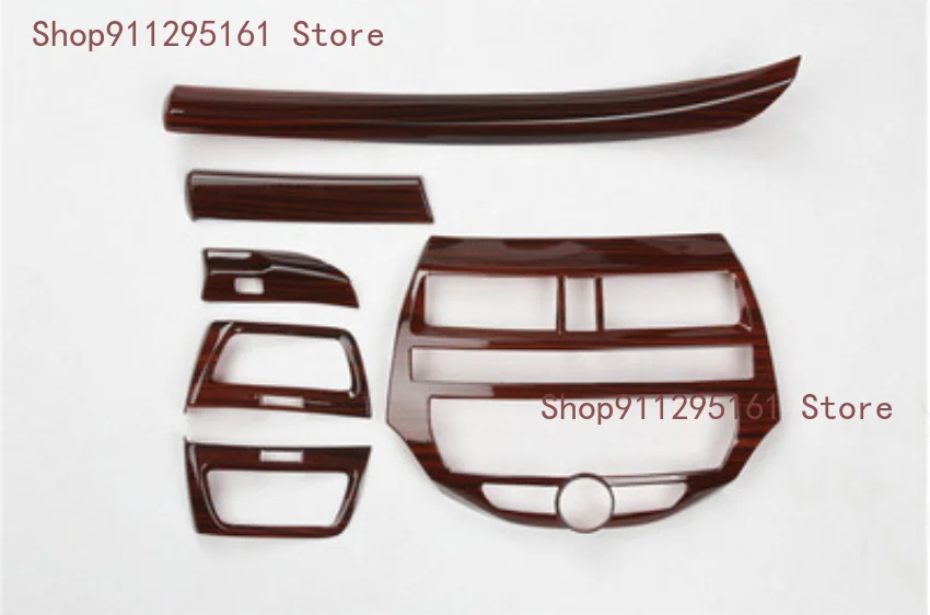 

For Honda Accord 8th 2008-2012 ABS Wood Car Dashboard Decoration Strips Side Air Vent Stickers CD Panel Cover Frame Trim