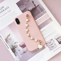 love bracelet case for huawei p30 lite p20 pro p50 p40 mate 40 30 20 20x 10 lite candy frosted cover silicone heart pendant caqa