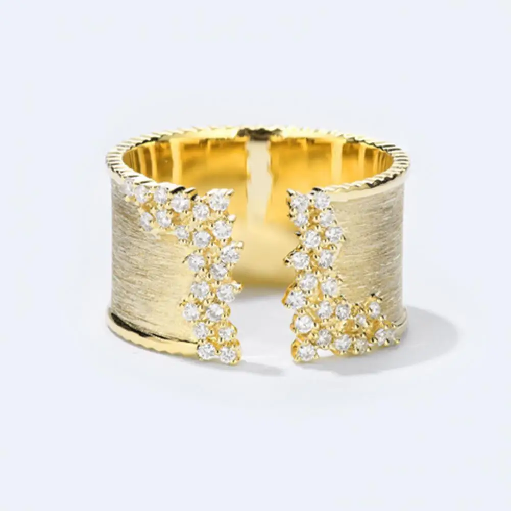 

Ladies Ring Eye-catching Lightweight Rust-proof Anti-deform Ladies Finger Ring Finger Ring for Students