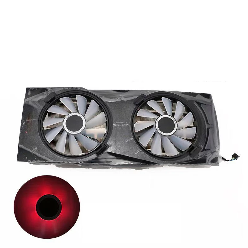 New FDC10U12S9-C XFX RX570 580 8G graphics card cooler hole pitch 53MMX53MM RX580 GPU graphics card cooler