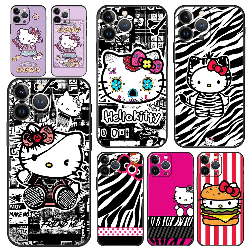 

Case Cover for LG K51s K61 Q61 K41s K42 K50s K52 K71 K92 G6 G7 G8 ThinQ Shell Print Casing Trend Protection Hello Kitty Drawing