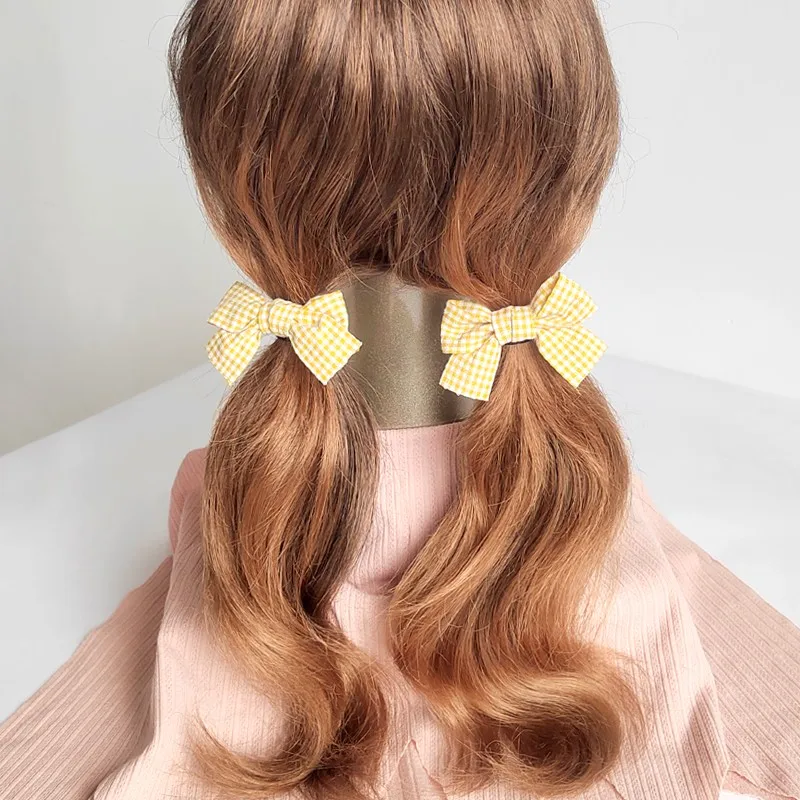 

Girls Sweet Hair Band Printed Hair Ties Bows Elastic Rubber Band Stripe Scrunchies Baby Kids Hairpins Hair Accessories