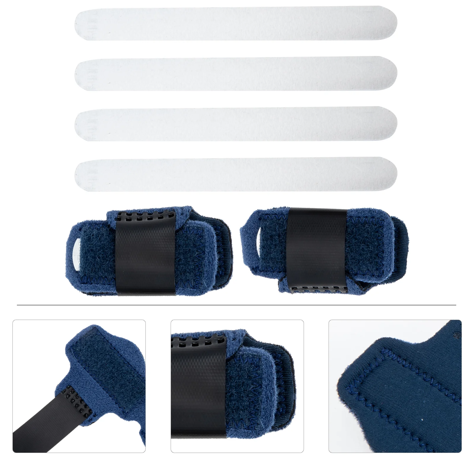 

Toe Finger Splint Straightener Trigger Wrap Brace Broken Thumb Cushioned Support Hand Splints Hammer Separator Bandages Bandage