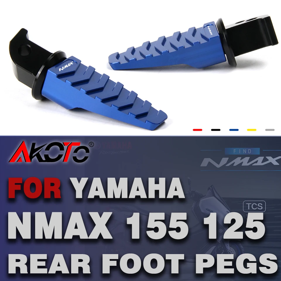 

2022 хит продаж для YAMAHA NMAX 125 155 160 NMAX155 NMAX160 2015-2022 аксессуары для мотоциклов Подножки подножки педали