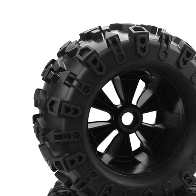 4 шт. набор шин и колес RC Monster Truck в масштабе 1/8 приклеенный для Traxxas Maxx Tmaxx E-Revo Revo 3.3 JLB
