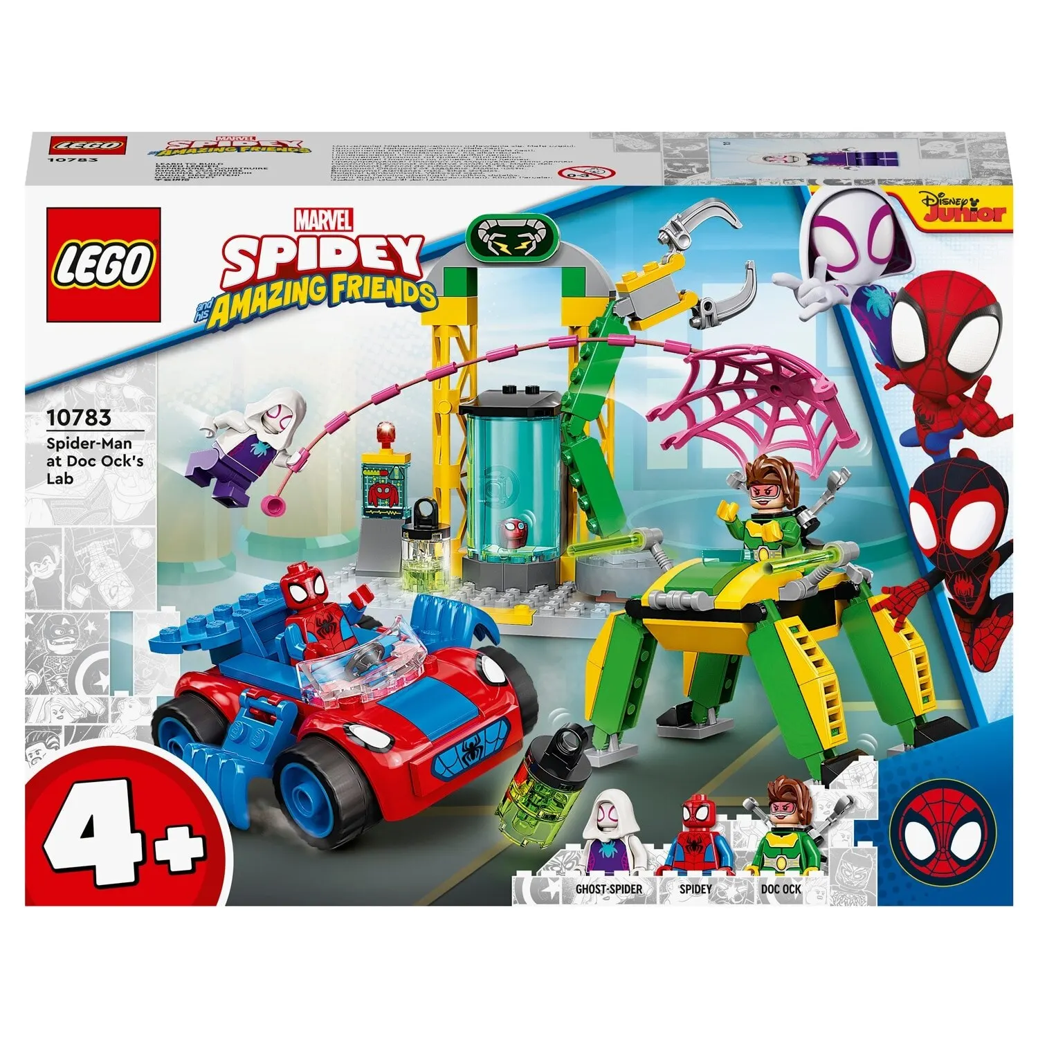 Конструктор LEGO Spidey 10783 Человек-Паук в лаборатории Доктора Осьминога |