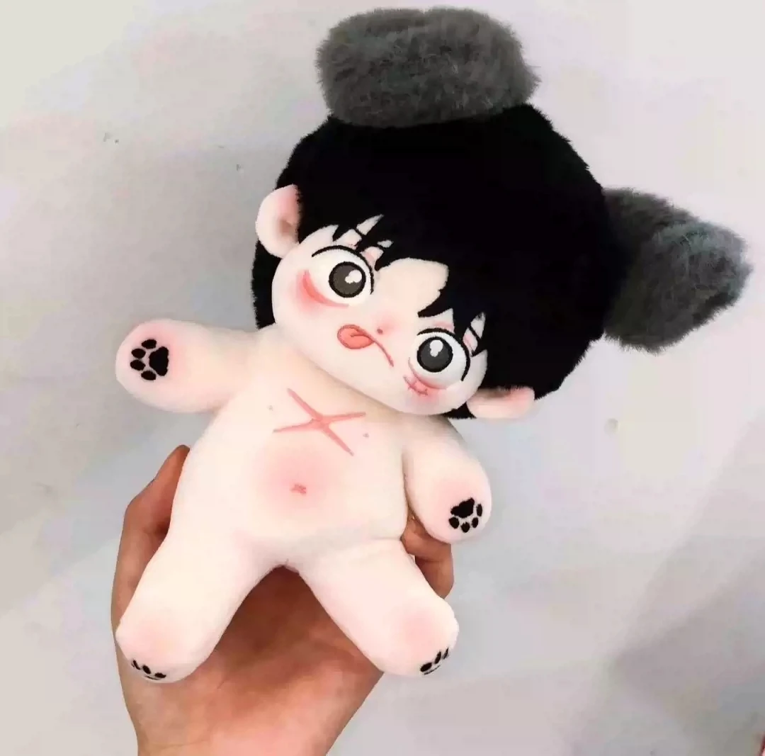 

In Stock Anime Cartoon Game Role Cute Luffy Cosplay Plush Stuffed s Body Dress Up Plushie Pillow Mascot Gift 20cm