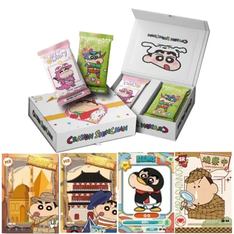 Оригинальный KABAO аниме карандаш Шин-Чан Fun Time Collection Card слепая сумка Nohara Shinji