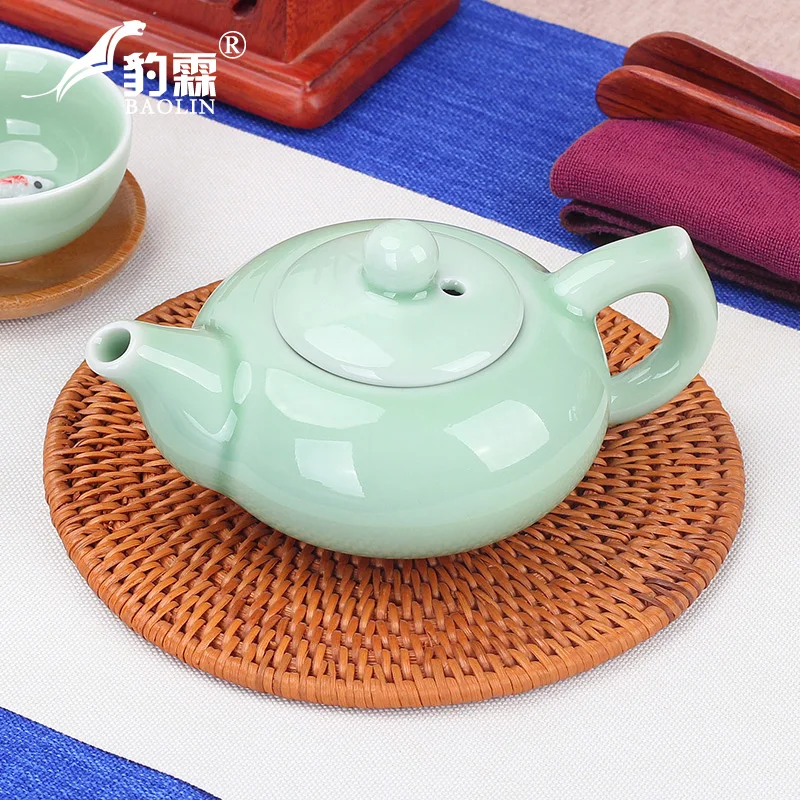 

Ceramic Warmer Kettle Teapot Cup Handle Lid Porcelain Retro Kettles Teapot Cute Crockery Theiere Japonaise Tea Pots EA60CH