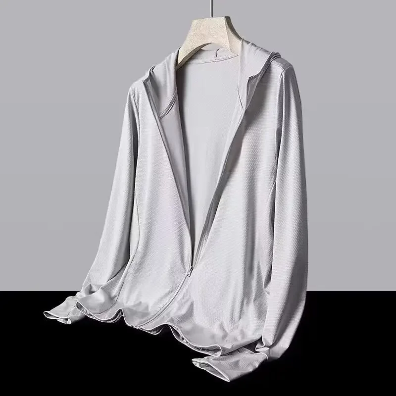 Женская летняя воздухопроницаемая куртка с большим капюшоном свободного покроя