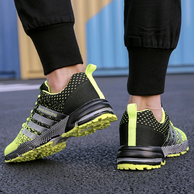 Brand Fashion Blue Men's Running Sneakers Size 47 Outdoor Breathable Sports Shoes Trainers Men Lightweight Athletic Shoes Women