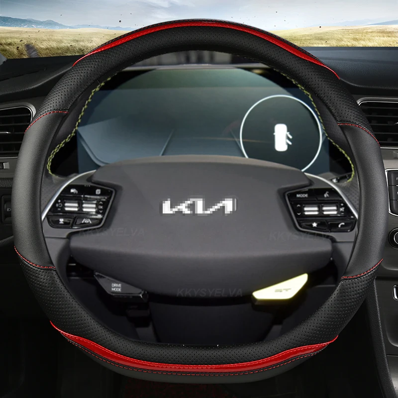 

Из искусственной кожи для KIA EV6 EV6 GT EV6 GT-line 2022 K5 KX5 K2 K3 GT Brand Rio Cerato Sportage Stinger 2022