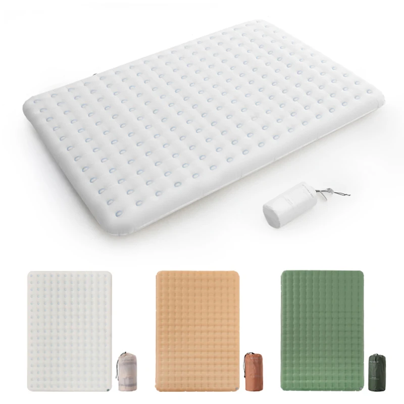 

Inflatable Sleeping Mat Double dCamping Air Pad Outdoor Mattress With Air Pump