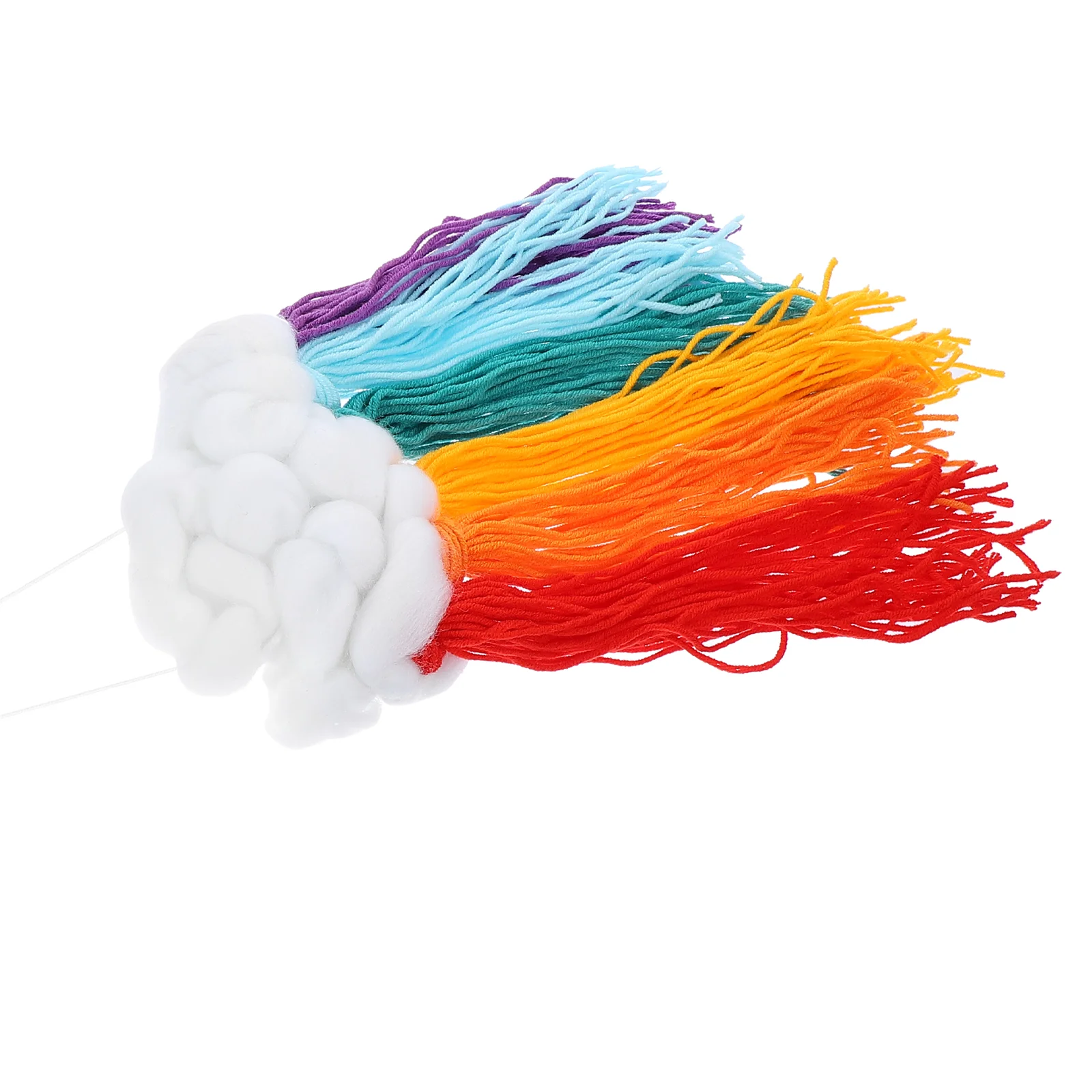 

Wall Hanging Woven Rainbow Macramerope Tasselfestival Supplies Shower Baby Nursery Tapestrysmall Decor Decorations Raindrop