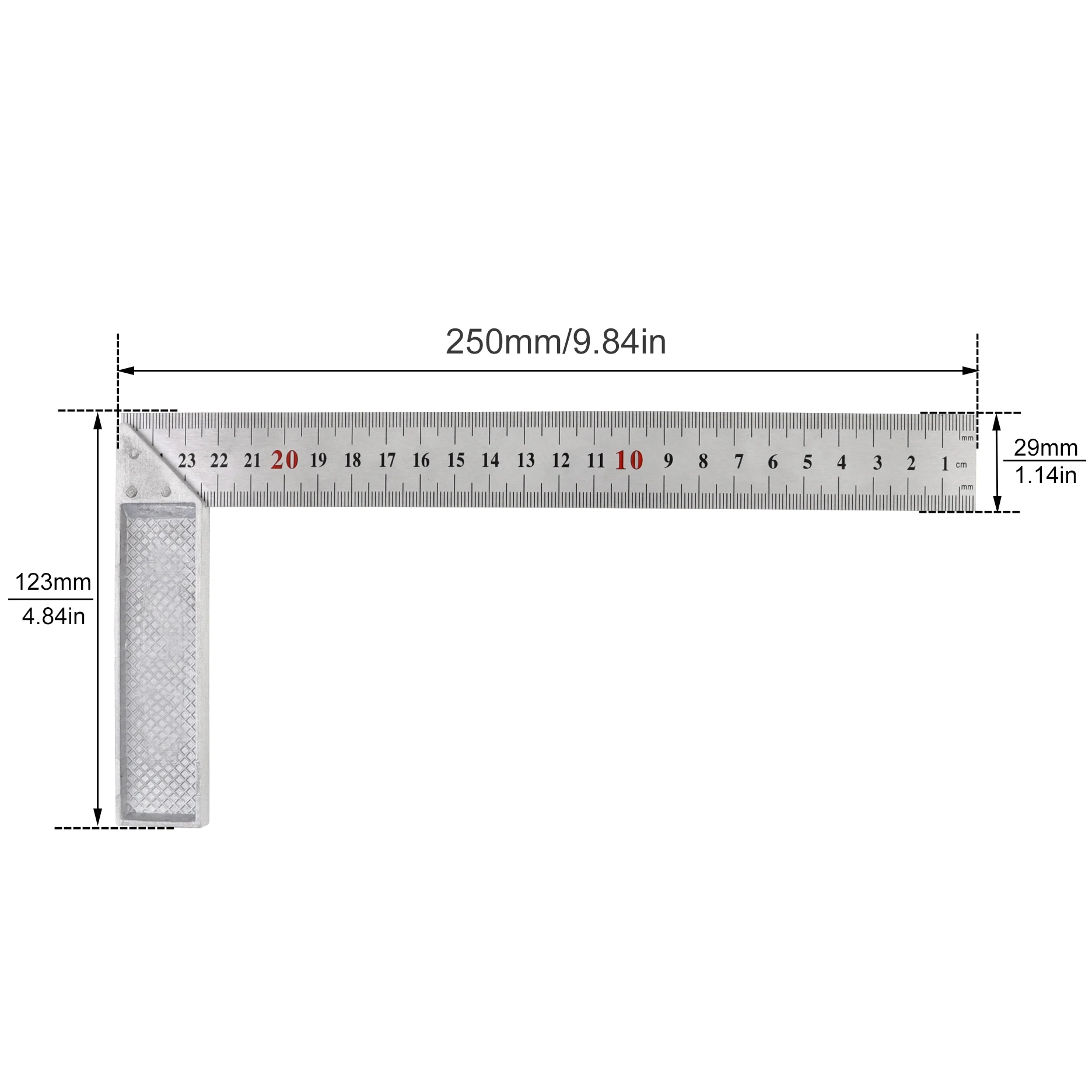 

Линейка измерения угла ChgImposs 250/300 мм