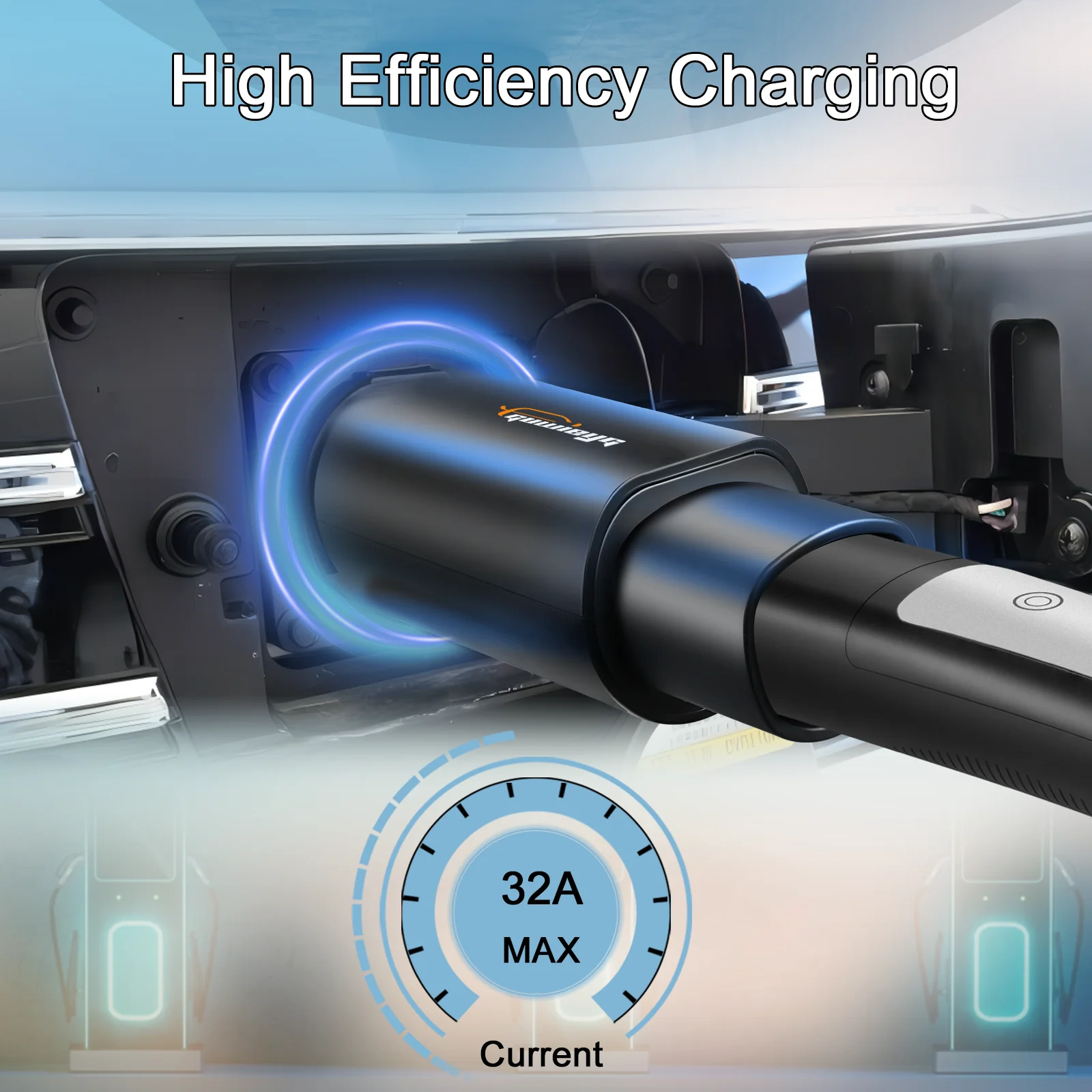 Адаптер для зарядки GUWIEYG EV 32 А подходит Tesla-GBT разъем всех стандартных автомобилей